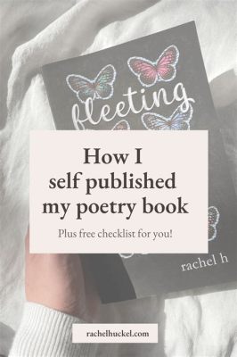 how to self publish a poetry book and the importance of finding your unique voice in poetry