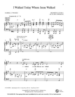 I Walked Today Where Jesus Walked: Sheet Music PDF and Its Significance